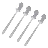 4-teiliges Grapefruitlöffel Set Aus Edelstahl Grapefruitlöffel Utensilien Set Gezackter Rand Und Dicker Küchenwerkzeug