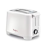 Moulinex LT140111 Toaster mit 2 Scheiben, 800 W, Weiß