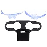 SHINEOFI Radar Saugnapfhalterung Auto Windschutzscheiben Armaturenbrett Kunststoff Verstellbar Stabile Halterung Kompatibel für Autoradargeräte