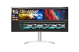LG Electronics 38WP85C-W 95,29 cm (38 Zoll) Curved QHD+ Monitor (UltraWide, IPS-Panel, HDR10), weiß