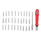 HOMSFOU Präzisions-Schraubendreher-Bit-Werkzeug-Set für Handy-Uhren-Brillen-Reparatur, kompakt, leicht, Elektronik-Reparatur-Set mit stabilen professionellen Bits für die Gerätewartung