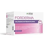 Arkopharma Forderma Anti-Aging Global, hydrolysiertes Kollagen, Verbesserung der Hautelastizität, reduziert Falten, Mango-Geschmack, geeignet für Schwangerschaft und Stillzeit