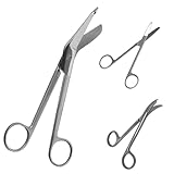 Rewon verbandschere - Edelstahl chirurgische schere - erste-hilfe-schere, pflege medizinisch schere geeignet zum Nähen e Schneiden Verbänden (Lister bandage scissors 7.25”)