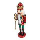 CLISPEED Holz Figur Soldat mit Hut Handgefertigt Langlebige Weihnachtsdeko Kreative Spielfigur für Tisch und Raumdekoration Perfektes Xmas Party