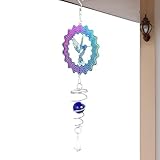 Metall-Windmühle, Windmühle für den Außenbereich | Schmetterlings-Gartendekorationen, Windskulptur mit Schwanzspinner - 5,91 Zoll Edelstahl-Windskulptur für C-Kunst