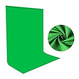 Green Screen Fotohintergrund 1,5x2m, Bonvvie...