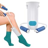 Anziehhilfe für Socken Strumpfanziehhilfe sockenanziehhilfe U-förmige ältere und Behinderte Schwangere Frauen Für Strümpfe und Kompressionsstrümpfe