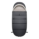 Winter-Kinderwagen-Muff – weicher, isolierter Fußsack, wetterbeständiges, anliegendes Innenfutter mit verstellbarer Passform, hält Babys beim Einkaufen, Spazierengehen und Outdoor-Abenteuer warm,