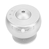 ZJchao Sternprojektorlampe mit 12 Dekorativen Folien für den Heimgebrauch Im Schlafzimmer, Galaxie-Himmellicht für Raumdekoration und Atmosphäre (Silver)