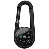 Katnetoly Multifunktionaler Minikompass + Thermometer + SchlüSselbund in 1