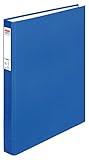 Herlitz Ringbuch maX.file pRotect A4, 1 Stück, 2-Ring-Kombi-Mechanik, 25 mm Füllhöhe, blau