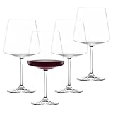 SCHOTT ZWIESEL Burgunder Rotweinglas MioVino (4er-Set), moderne Weingläser für Burgunder und Spritzgetränke,spülmaschinenfeste Tritan-Kristallgläser, Made in Germany (Art.-Nr. 124465)