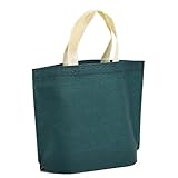 Bolsas De Compras No Tejidas - Bolsas Reutilizables Con Asas | Bolsas Reutilizables Bolsas De Tela No Tejida Con Asas | Bolsa ógica De Gran Capacidad Para Compras Mercado Y Actividades Playeras, grün