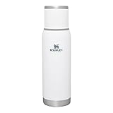 Stanley Adventure To-Go Thermosflasche 1.0L - 25 Stunden Heiß - 27 Stunden Kalt - Auslaufsicher - Isolierter Deckel - Doppelwandige Vakuumisolierung - BPA Frei - Polar