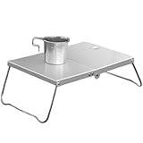 Kompakter Klapptisch, Leichter Campingtisch, Klappbarer Beistelltisch, Tragbarer Picknicktisch, Stabiler Outdoor-Tisch, Camping-Klapptisch, Klapptisch für Strand, Picknick Beistelltisch