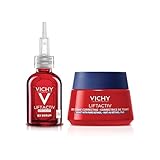 Vichy B3 Serum & Nachtcreme Bundle - Zielt auf dunkle Flecken & ungleichmäßigen Ton - mit Niacinamid & Peptiden - 30ml + 50ml