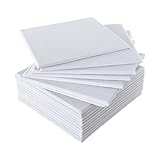 YIEMJS 18 Stück Akustikplatten Selbstklebend, Schallabsorber Panels Weiß 30x30cm, 9mm Dicke Polyester Fasern für Wand & Decke, Schallschutz für Home-Office, Studio, Gaming-Zimmer