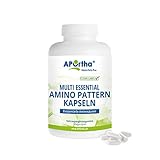 APOrtha® Multi essential Amino Pattern I 300 Kapseln mit 8 essentiellen Aminosäuren nach Prof. Dr. Lucà- Moretti für optimierte Eiweißversorgung I Aminosäuren Kapseln komplex hochdosiert EAA vegan