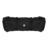 AGU Bikepacking Lenkertasche Fahrrad, 17L Fahrradtasche Lenker, Wasserabweisend, Reflektierend, Einfache Montage, 100% Recyceltes Polyester - Schwarz