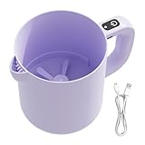 Elektrischer Eierschläger - Tragbare Mixerschüssel 1 Liter Multifunktion Reis Waschfiltermaschine | Backen Kochen Klopfen Filtern Waschen Küchengerät Werkzeuge Multifunktions-Mixer Schneebesen Do