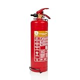 Smartwares Schaum-Feuerlöscher - 2 L - für AB-Brände - geeignet für Büros und Privathaushalte - inkl. Halterung - 10.014.97
