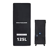 Paddleboard Backpack-Heavy-Duty 125L Kapazität, Schwarzes Oxford-Gewebe Mit Schnalle Gürtel Und Schaumabdeckung | -Lagerung, Aufblasbarer Bretttransport, Outdoor-Wassersport, See- Und Ozeanabenteuer