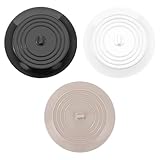 3 PCS Abflussstöpsel Silikon 15 cm, Universeller Silikon-Abflussstopfen, Abflussstopfen Silikon Universal Spüle, Weich Abflussstöpsel aus Silikongummi für Badewanne, Dusche, Waschbecken, Spüle