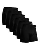 DANISH ENDURANCE Sports Trunks 6 Pack XL Black 6-Pack