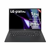 LG gram 16Z90T-G.AD8BB Laptop, 40,6 cm (16 Zoll), Intel Core Ultra7 255H, 32 GB RAM, 2 TB SSD, IPS-Panel, Antireflex, WQXGA, 1,119 g, 22,5 Stunden, Windows 11 Home, Schwarz, QWERTY-Tastatur Spanisch