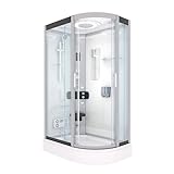 AcquaVapore Dampfdusche Sauna Dusche Duschkabine D60-70T2R 80x120 cm ohne 2K Scheiben Versiegelung