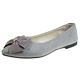 Damen Pumps Elegant, Original Frühling und Sommer, Flache Schuhe für Damen, ohne Schnürsenkel Pumps mit Gummisohle weiche Schuhe Wandern Flache Mokassins zum Spazierengehen für Damen