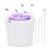 Insektenvernichter, USB Elektrischer Elektrisch Fliegenfalle, Mückenfalle Mückenlampe, Moskito Killer Lampe mit Licht, Fruchtfliegenfalle für küche Innen Außen