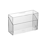 10 Stück Visitenkarten-box/Visitenkartenhalter/Visitenkartenständer/Visitenkartenspender für Visitenkarten 85x55mm, transparent