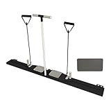 predolo Liegestützbrett Bauchtrainer Trainingsgerät Ganzkörpertrainer Kraftstation mit Verstellbaren zur Muskelstärkung für Umfassende Heimtraining, Schwarz