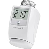Homematic IP Smart Home Heizkörperthermostat, digitaler Thermostat Heizung, Heizungsthermostat, Steuerung per App, Alexa & Google Assistant, einfache Installation, Energie sparen, 140280A0