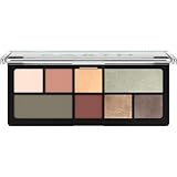 Catrice The Cozy Earth Eyeshadow Palette, Lidschatten, Mehrfarbig, 8 Farben, langanhaltend, Expressergebnis, hochpigmentiert, vegan, ohne Mikroplastikpartikel, ohne Parfüm, ölfrei, 1er Pack (9g)