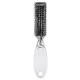 Holigie Broken Hair Sweeping Brush Silver Plating Face Neck Dust Cleaning Brush Hairdressing Tool