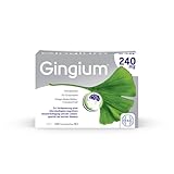 Gingium® 240 mg | 120 St | Frühzeitig handeln bei Vergesslichkeit* | Mit Pflanzenkraft | Verbessert Gedächtnis und Konzentration*