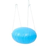 Gatuida Großes Rundes Aufblasbares Pool Winterkissen aus PVC Kältebeständig Langlebig mit Befestigungsseilen für Aufstellpools zur Winterfestmachung