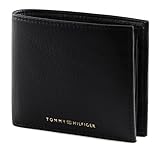 Tommy Hilfiger TH Premium Leather CC and Coin, Herren Geldbörsen, Black,