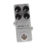 ERINGOGO 1Stück Mini Gitarrenüberlastreffektor Silber Hochwertiges Zubehör für Musikalische Instrumente Langlebig und Praktisch Einfach zu Bedienen Design