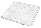 sleepling 196282 Baby medium Babybettdecke | Mono Kinder Bettdecke Ganzjahresdecke | Made in EU | Ökotex 100 | Waschbar bis 60 Grad | 80 x 80 cm, weiß