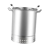 Folpus Barbecue Hängegrill BBQ Holzkohlegrill, Tragbarer Ofen Grilleimer zum Grillen Hinterhof Parks Camping
