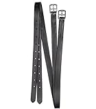 WALDHAUSEN Steigbügelriemen Leder, X-Line, schwarz, 150 cm