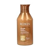 Redken | Haarshampoo für trockenes und brüchiges Haar, Belebt und hydratisiert, Mit Omega-6 und Argan-Öl, All Soft Shampoo, 1 x 300 ml