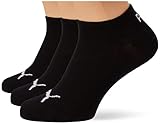 PUMA 9 Paar Sneaker Invisible Socken Gr. 35-49 Unisex für Damen Herren Füßlinge, Farbe:200 - black, Socken & Strümpfe:39-42