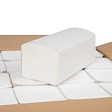 Toneco Papierhandtücher 3.200 Blatt - Premium 2-lagig 24 x 21 cm ZZ-Falz - Extra weich und saugstark - Falthandtuch hochweiß aus Zellstoff - Geeignet für Handtuchspender in Toiletten und Büros