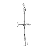 DOUDINGMAO Verschiedene Wetter-Karpfenangelschnur-Systeme mit hoher Kapazität, Clip, Haltbarkeit, Drillingshaken und Bleie, Gewichte, Universal-Angelvorrichtungen