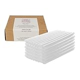 IDEA HOME Heißklebesticks Transparent Ø 7mm x 100mm – 50 Stück Geruchsneutral Klebepatronen für Heißklebepistolen 7-8mm