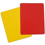 FRXVUC Fußball-Schiedsrichter-Karte, Disziplinarkarten, Gelbe und Rote Karte Fußball Schiedsrichter, Rote und Gelbe Karte des Fußballs, Schiedsrichter-Tool für Fußballspiele für den Wettbewerb